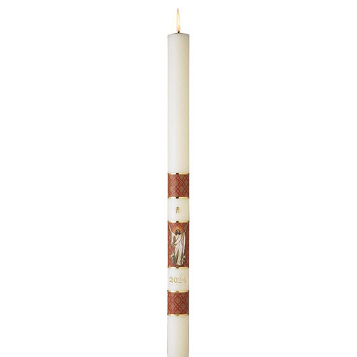 No 4 Risen Christ Paschal Candle