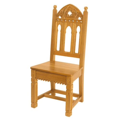 Gothic Collection Side Chair - Medium Stain