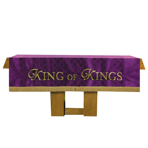 Maltese Cross Jacquard Altar Frontal - Purple
