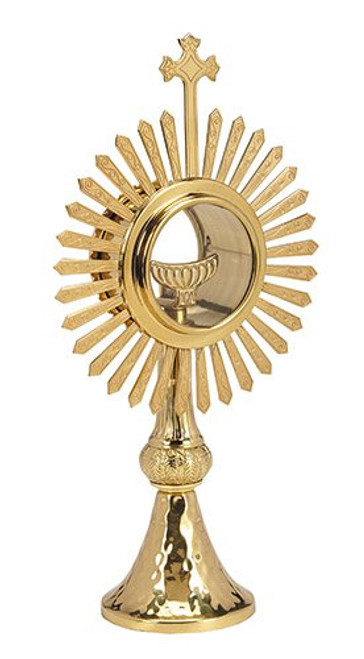 Budded Cross and Ray Monstrance with Luna