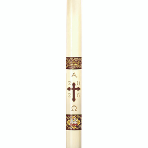 No 9 Agnus Dei Paschal Candle