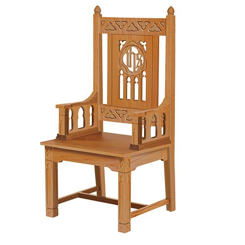 Florentine Collection Celebrant Chair - Medium Oak