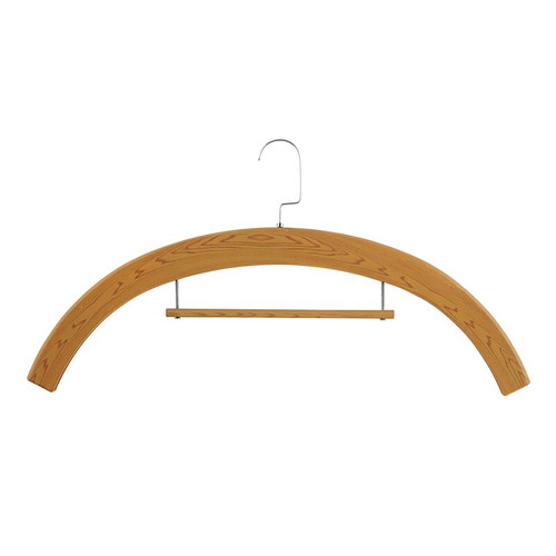 Wood Tone Plastic Hanger 6pk