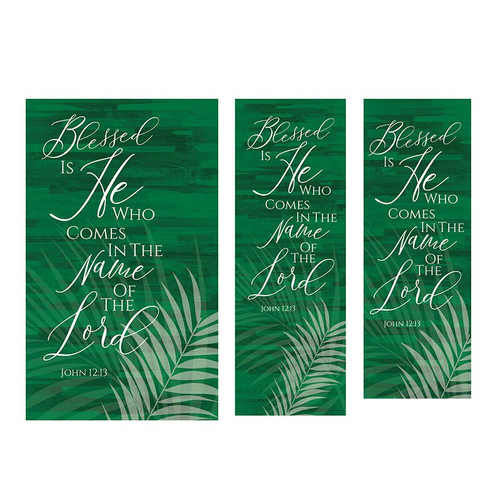 Blessed is He Palm Banner