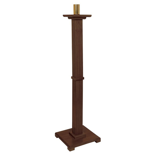 Gothic Paschal Candle Holder - Walnut