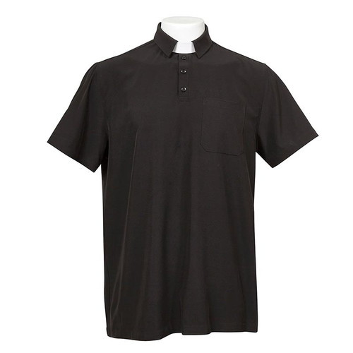 Pure-Fit Polo Clergy Shirt Short Sleeve