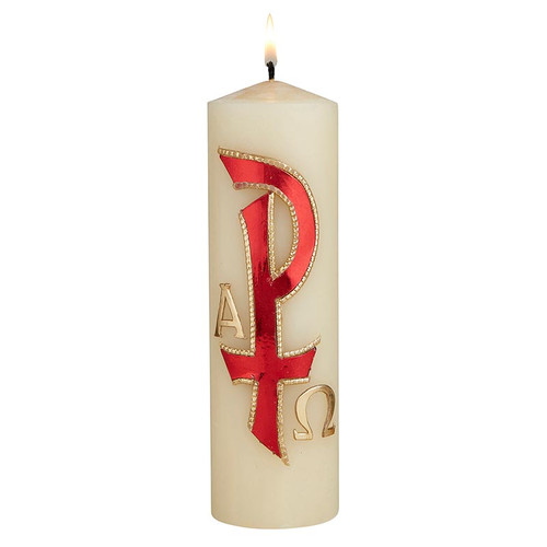 Family Prayer Candle - Chi Rho