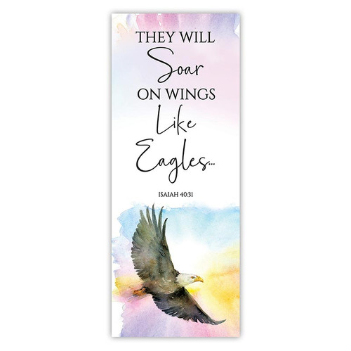 Strength & Belief Series X-Stand Banner - They Will Soar on Wings Like Eagles