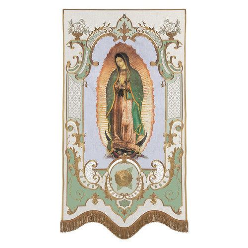 Our Lady of Guadalupe Vintage Banner