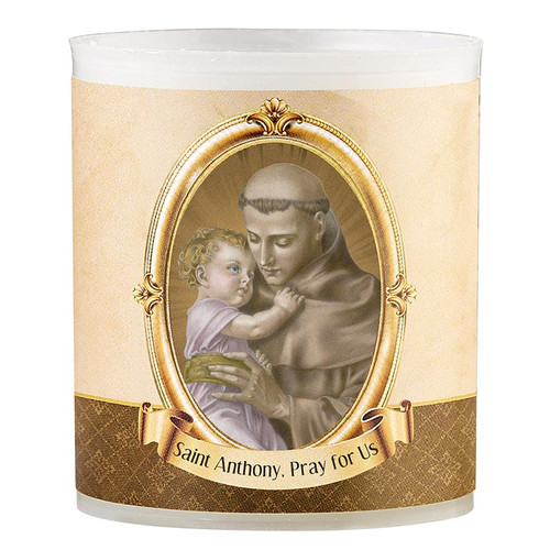 Devotional Votive Candle - Saint Anthony