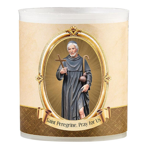 Devotional Votive Candle - Saint. Peregrine