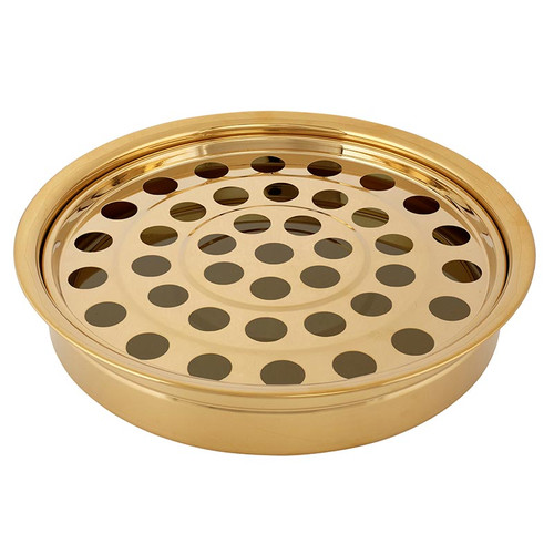 Stackable Communion Tray - Brass Finish