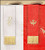 Jacquard Reversible Bookmark with Dove: Red/White