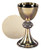 Budded Cross Chalice and Paten Set