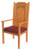 Abbey Collection Celebrant Chair - Medium Oak Stain