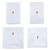 Red Cross Mass Linens Set - Poly Cotton Blend