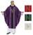 Set of 4 Colors Eucharistic Jacquard Chasubles