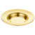 Polished Steel Bread Plate - Brass Tone