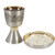 Last Supper Etched Chalice and Bowl Paten