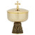 Last Supper Ciborium with cover high polished brass with antique bass