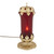 Sanctuary Lamp with Ruby Globe - Electric