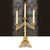 Versailles Series 3-Light Table top Candelabra - Adjustable