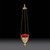 Hanging Sanctuary Lamp with Ruby Glass (G1720)