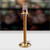 Sudbury Brass Acolyte Candlesticks - Brass/Wood