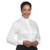Women's Long Sleeve Tab Collar Clergy Shirt - White