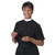 Women's Neckband Clergy Shell Blouse - Black
