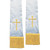 Westminster Pulpit Stole - Cross - White