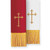 Reversible Fleur-de-Lis Cross Bible Maker - Red/White