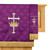 Bookmark - Purple Cross/Crown