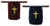 Embroidered Cross Offering Bag