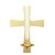 Wall-Mount Candleholder Plain Cross