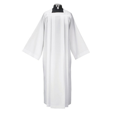 Plain Box Pleated Alb - [Wholesale]Christian Brands Church Supply