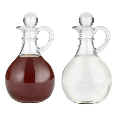 Glass Cruet Set - 2/set