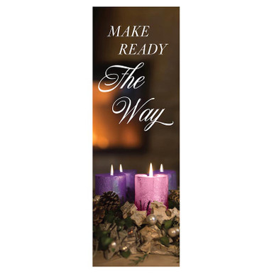Make Ready The Way Candles Banner