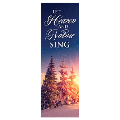 Sunrise Let Heaven and Nature Sing X-Stand Banner