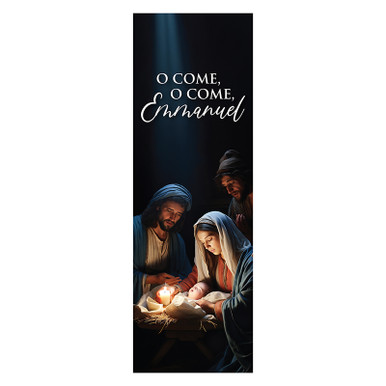Holy Family O Come, O Come, Emmanuel X-Stand Banner