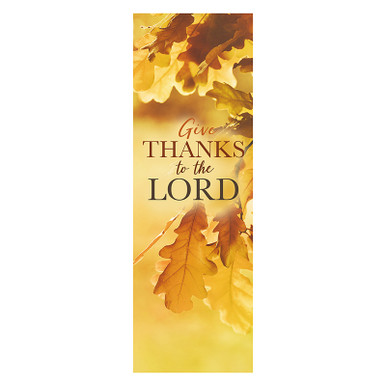Give Thanks To The Lord Banner (R6465)