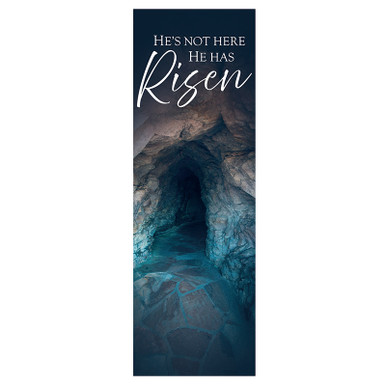 He's Not Here He Has Risen Banner
