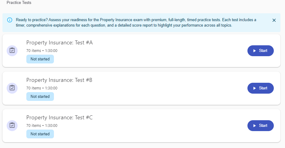 Property Insurance Practice Test 3-Pack with 210 Total Questions - PSI ...