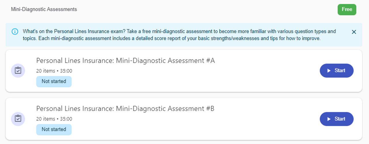 Personal Lines Insurance Practice Test 3Pack (Spanish) with 210 Total