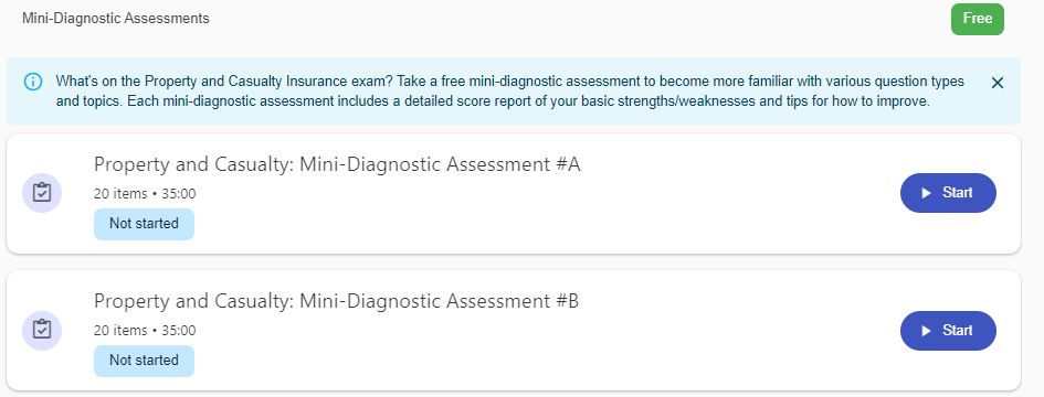 Property and Casualty Insurance Exam Bundle - PSI Test Prep - 1150+ Items