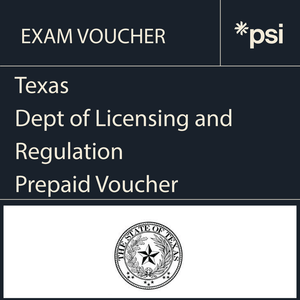 TX Dept of Licensing and Regulation Exam Vouchers TX Dept of Licensing and Regulation Exam Vouchers