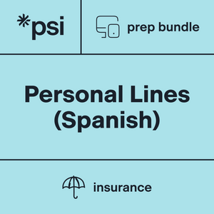 Personal Lines Insurance Study & Practice Bundle (Spanish)  with 600+ Sample Questions