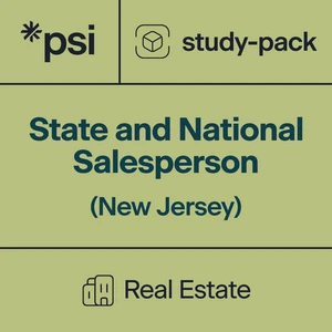 New Jersey Real Estate Salesperson State and National Combo Study-Pack with 1200+ Total Questions
