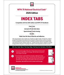 NFPA 70 National Electrical Code 2026 Tabs