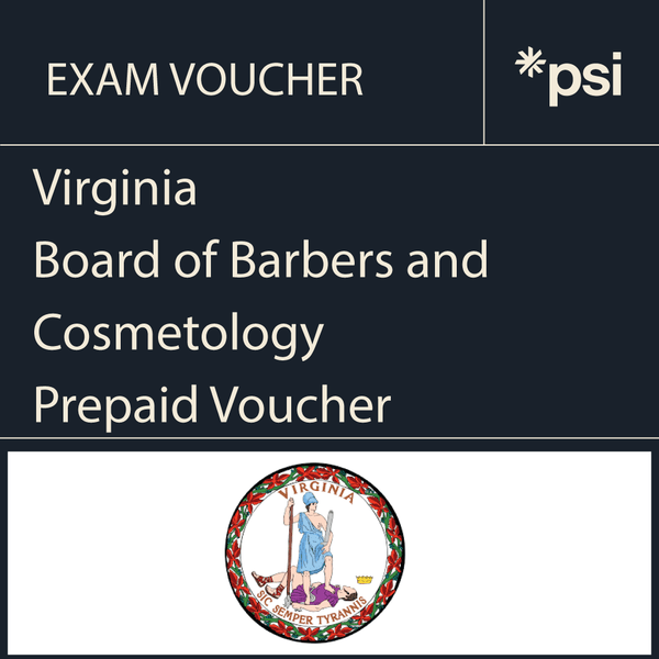 VA Board of Barbers and Cosmetology Exam Vouchers